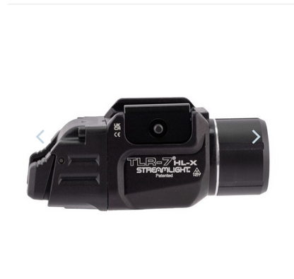 Streamlight TLR-7 HL-X Multi-Fuel Tactical Weapon Light - 1000 Lumens - Rechargeable SL-B9 - Black