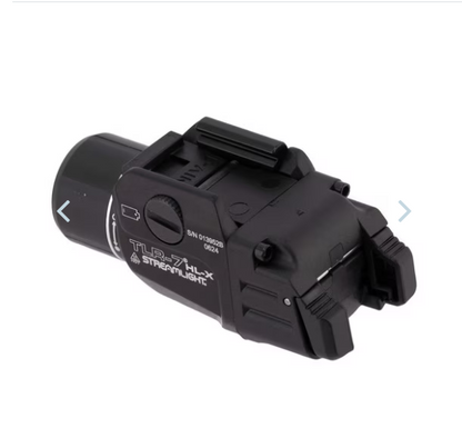 Streamlight TLR-7 HL-X Multi-Fuel Tactical Weapon Light - 1000 Lumens - Rechargeable SL-B9 - Black