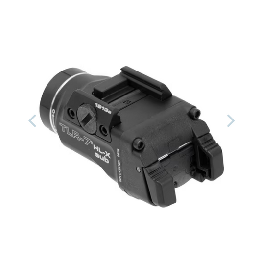 Streamlight TLR-7 HL-X Sub Multi-Fuel Ultra Compact Pistol Light - 1913 - 1000 Lumens - Rechargeable SL-B9 - Black